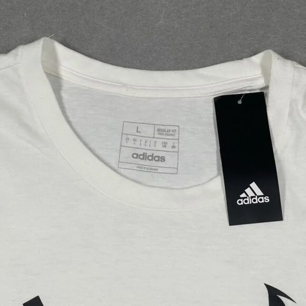 Adidas x Messi Shirt Mens Large White Inter Miami Bienvenido Tee Soccer ATACAGIL
